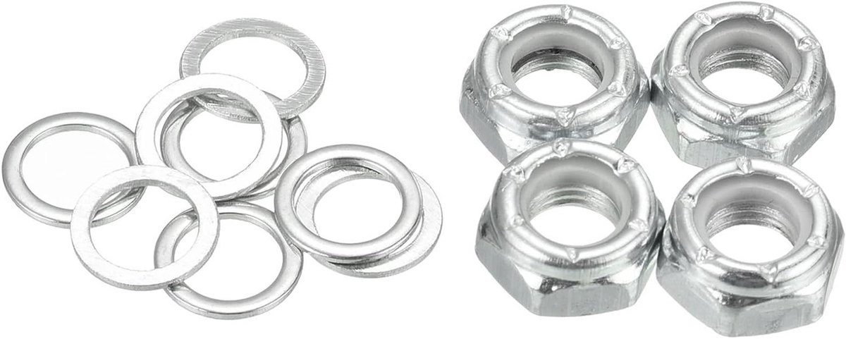 Skateboard Moeren Set Truck Washers Spacer Skateboard Reparatie Standaard 5/16