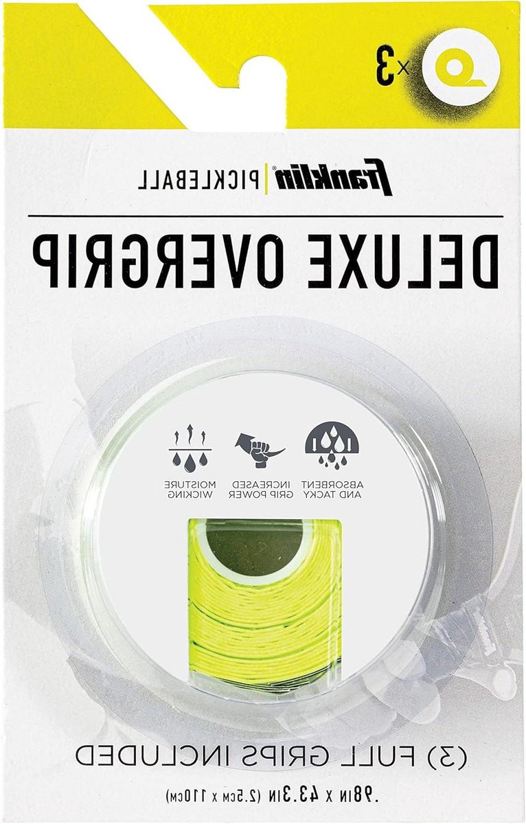 Pickleball Paddle Overgrips - Extra Grip - Sport Spelen - Licht Kleverig Materiaal - 3x 110cm - Optisch