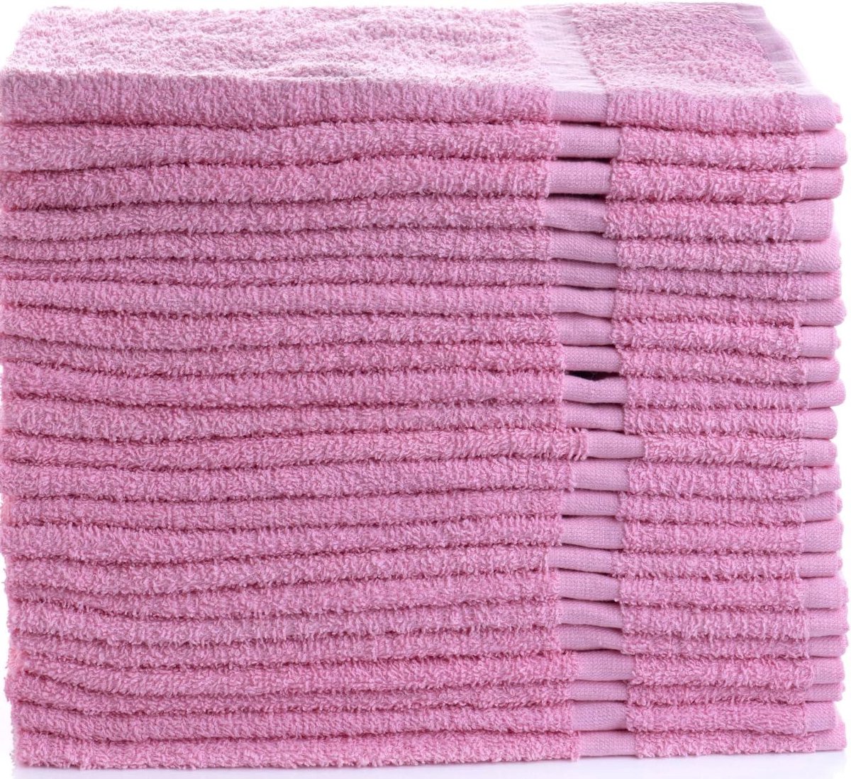 Katoenen Handdoeken - Zachte Doeken - Dagelijks Gebruik - 100% Katoen - 40x70 cm - Roze