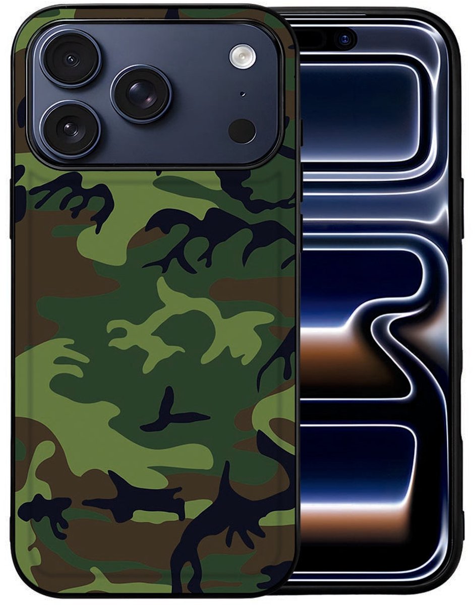 Telefoonhoesje iPhone 17 Pro Army Dark