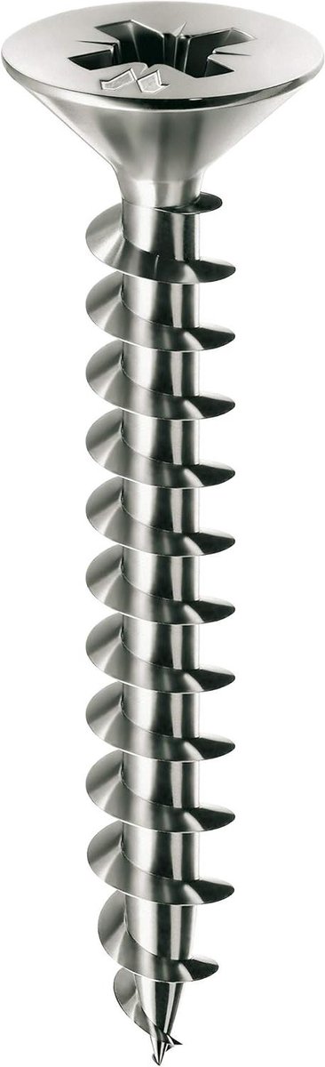 Panelvit platte kop schroeven 3 5 x 30 roestvrij staal a2 (% 2) [Mustad]