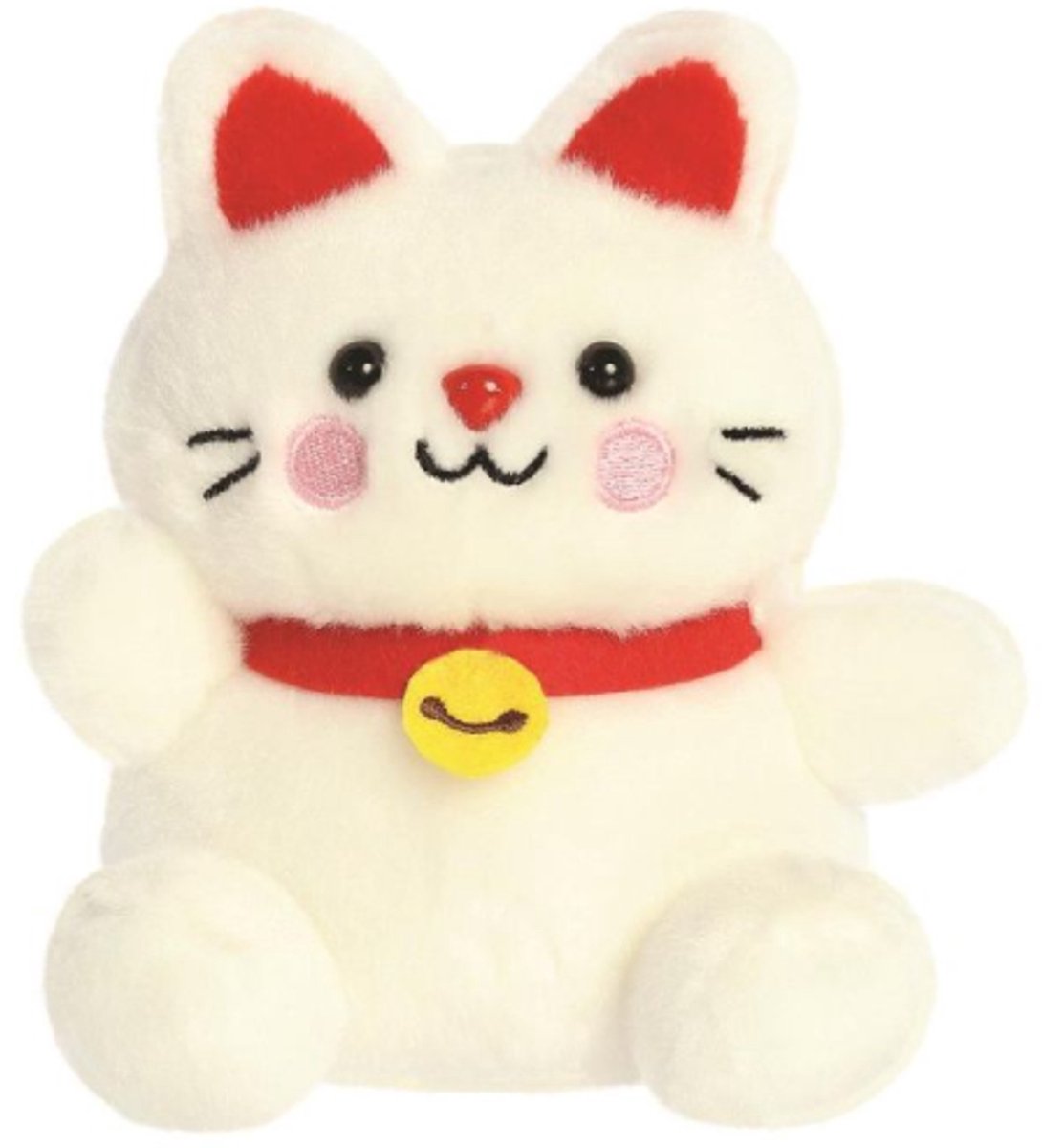 Palm Pals Lucky Cat Pluche Knuffel 15 cm