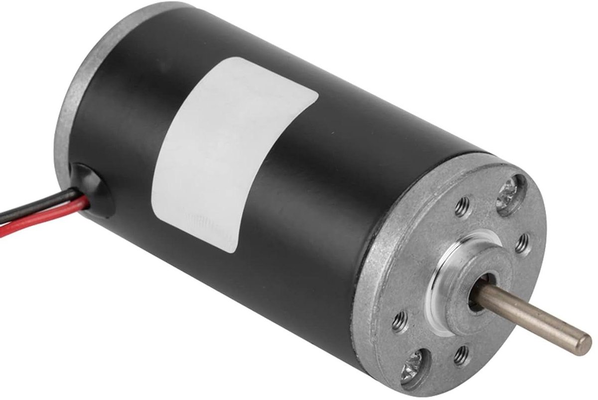 Gelijkstroommotor - DC motor motor - Industriële toepassingen - Permanente magneet - 31 mm buitendiameter - Zilver