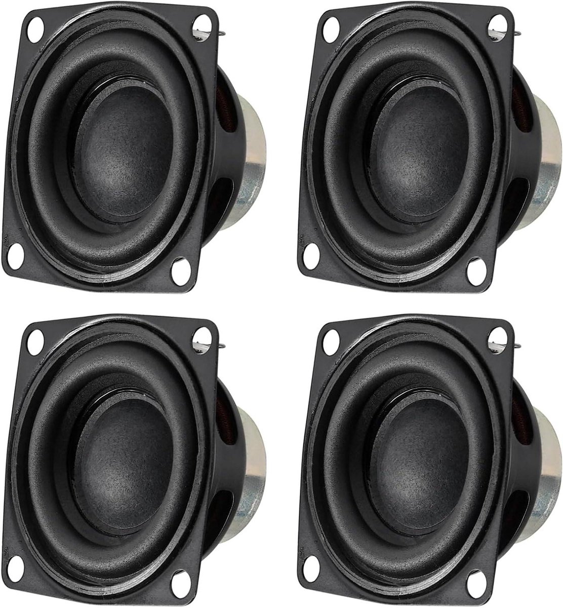 Full Range Speaker - Audio Woofer - DIY Projecten - Compact Formaat - 2 Inch - Zwart