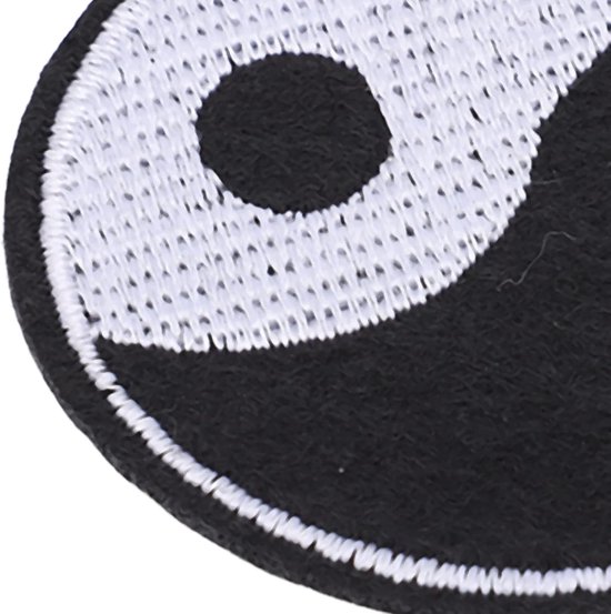 Yin Yang Patches - Tai Chi Doekstickers - Kleding Versieren - Katoen Materiaal - 6 Stuks — afbeelding 3