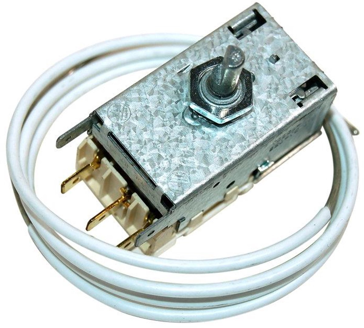 Koelkast Thermostaat - Temperatuurregelaar Koelkast - Koelkast Temperatuur - Origineel Vervangingsonderdeel - 12 x 10 x 10 cm - Wit