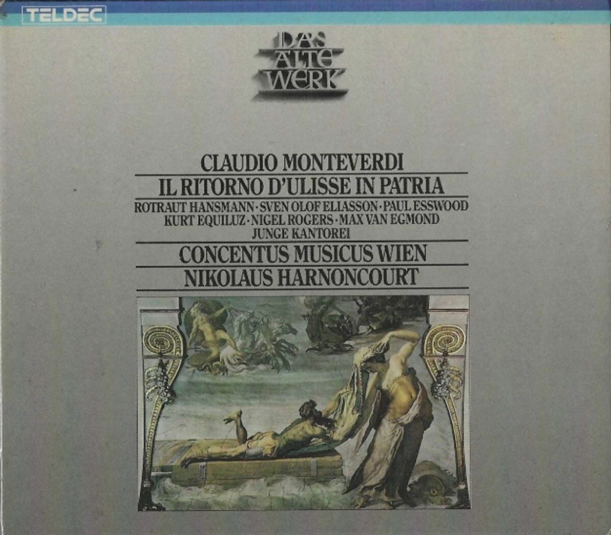 3-CD Claudio Monteverdi - Il Ritorno D'Ulisse in Patria - Concentus Musicus Wien / Nikolaus Harnoncourt