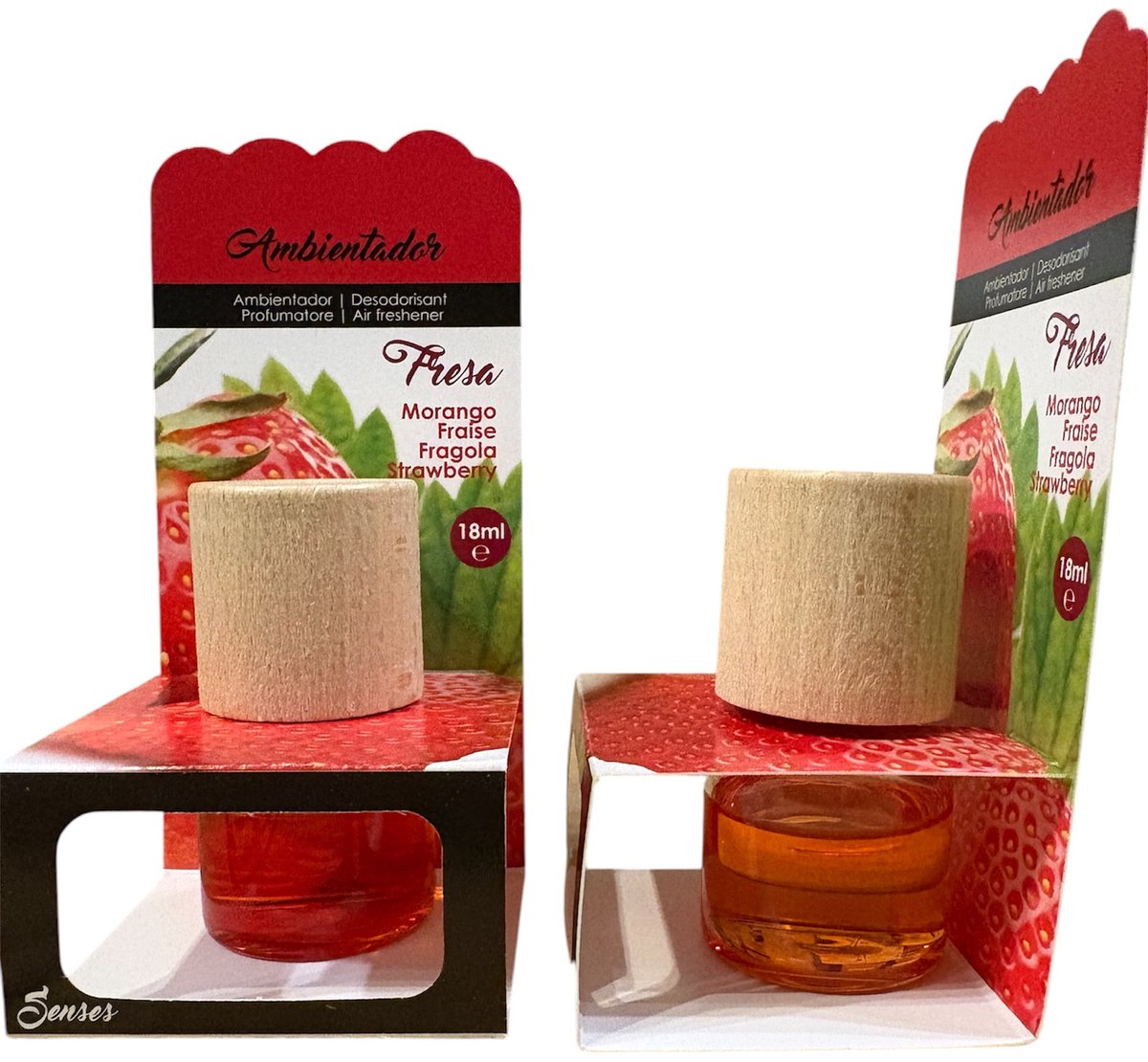 4x Luchtverfrisser Aardbei (18 ml)