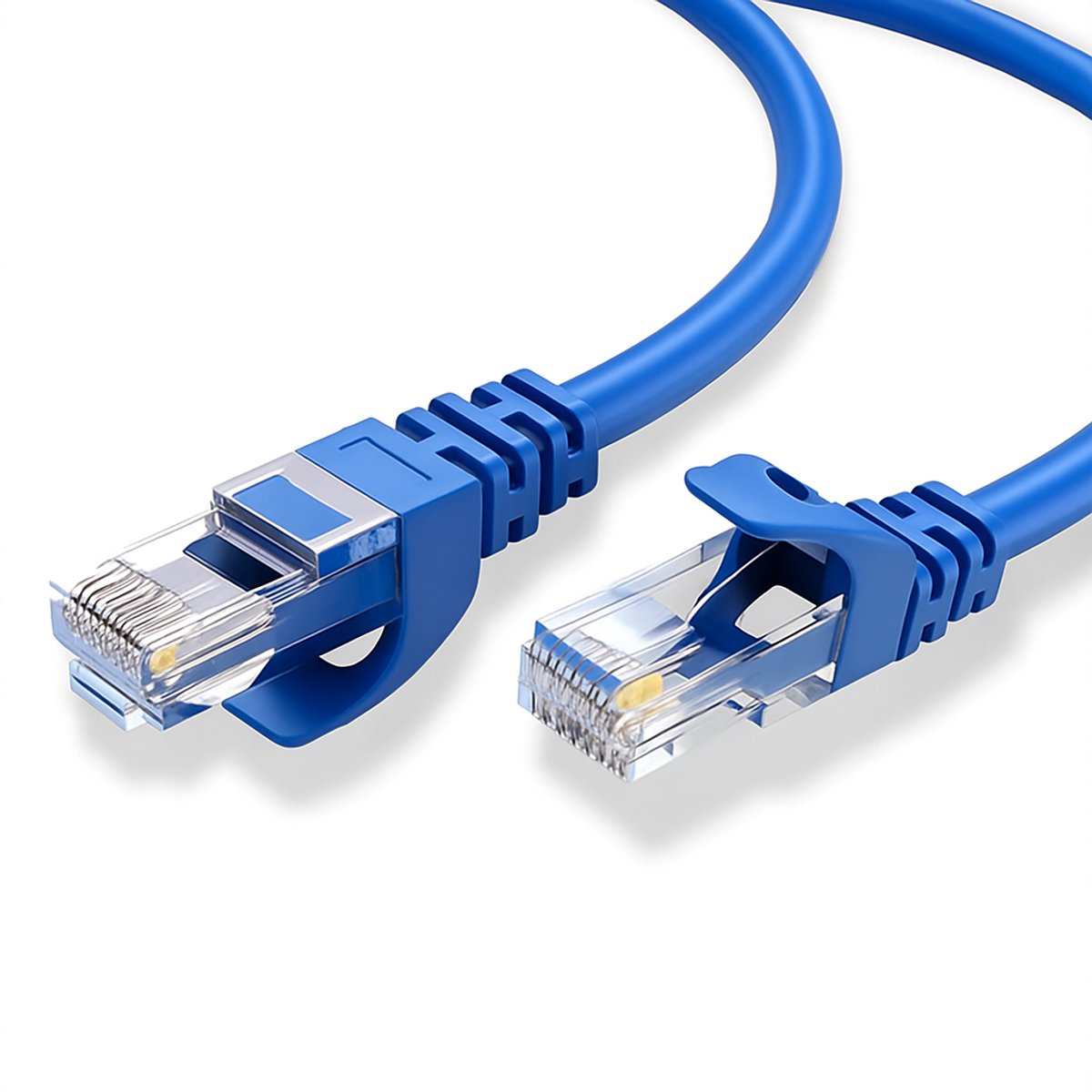 Internetkabel - 10 meter - CAT7 - Ethernet kabel - Netwerkkabel - Blauw - UTP kabel - RJ45 - UTP kabel