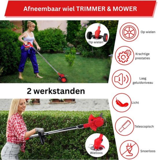 Thuys - Voegenborstel Badkamer - Voegenreiniger - Schrobborstels - Rood en Zwart van Merkloos	 — afbeelding 5