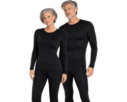 BERTSCHAT® Verwarmde Onderkleding Set – Shirt & Broek – Dual Heating – Elektrisch Verwarmd – Unisex – Zwart - 3XL - 3.000 mAh Batterij