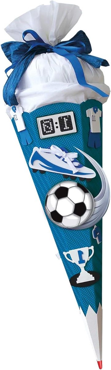 Knutselset Puntzak - Creatieve Set - Eerste Schooldag - Zelf Maken - 680mm - Blauw Wit