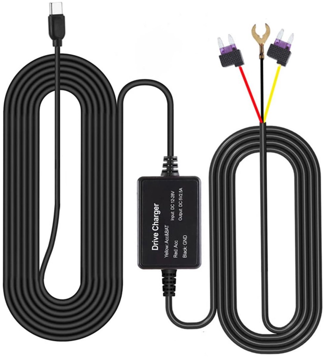 Allecto - Dash Cam Hardwire Kit 12V/30V naar 5V USB C Buck Module