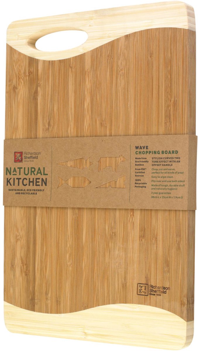 Richardson Sheffield Wave Bamboo Snijplank 38x25x2 cm