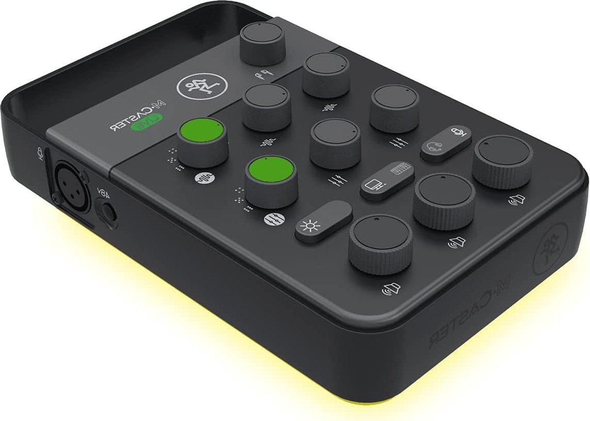 Draagbare Mixer - Streaming Audio - Content Creatie - Eenvoudige Geluidsverbetering - Compact Formaat - Zwart