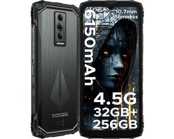 DOOGEE Blade 10 Pro Energy 4.5G - Robuuste Telefoon - Smartphone - 32 GB RAM+256 ROM（2TB/TF) - Android 15 - 6,56-inch HD+ 90Hz - 6150mAh/18W - IP68 - 10.7mm - Face ID - NFC - GPS - Rood