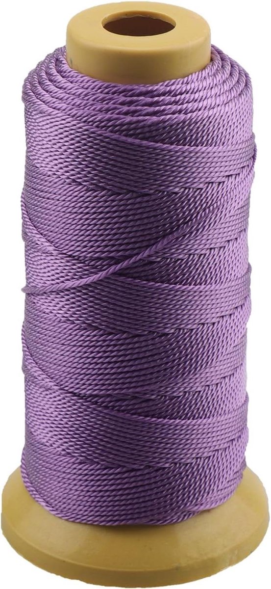 Nylon Touw - Garen Koord - Tuinieren Knutselen - Lage Rek - 1.5mm 100m - Paars