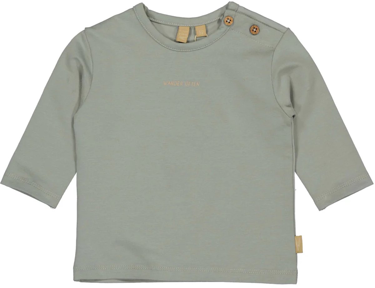 Levv Baby jongens shirt Jaap maat 68 Dark Mint