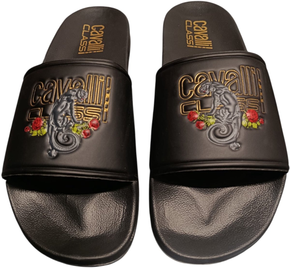 Cavalli class slippers sliders roberto cavali - maat 44/45 - badslippers
