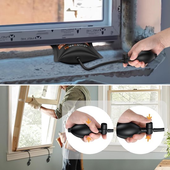 2PCS opblaasbare luchtkussens, opblaasbaar kussen voor het tillen van zware meubels tot 6 cm hoogte voor het installeren van huisdeuren en ramen, en autoreparaties — afbeelding 3