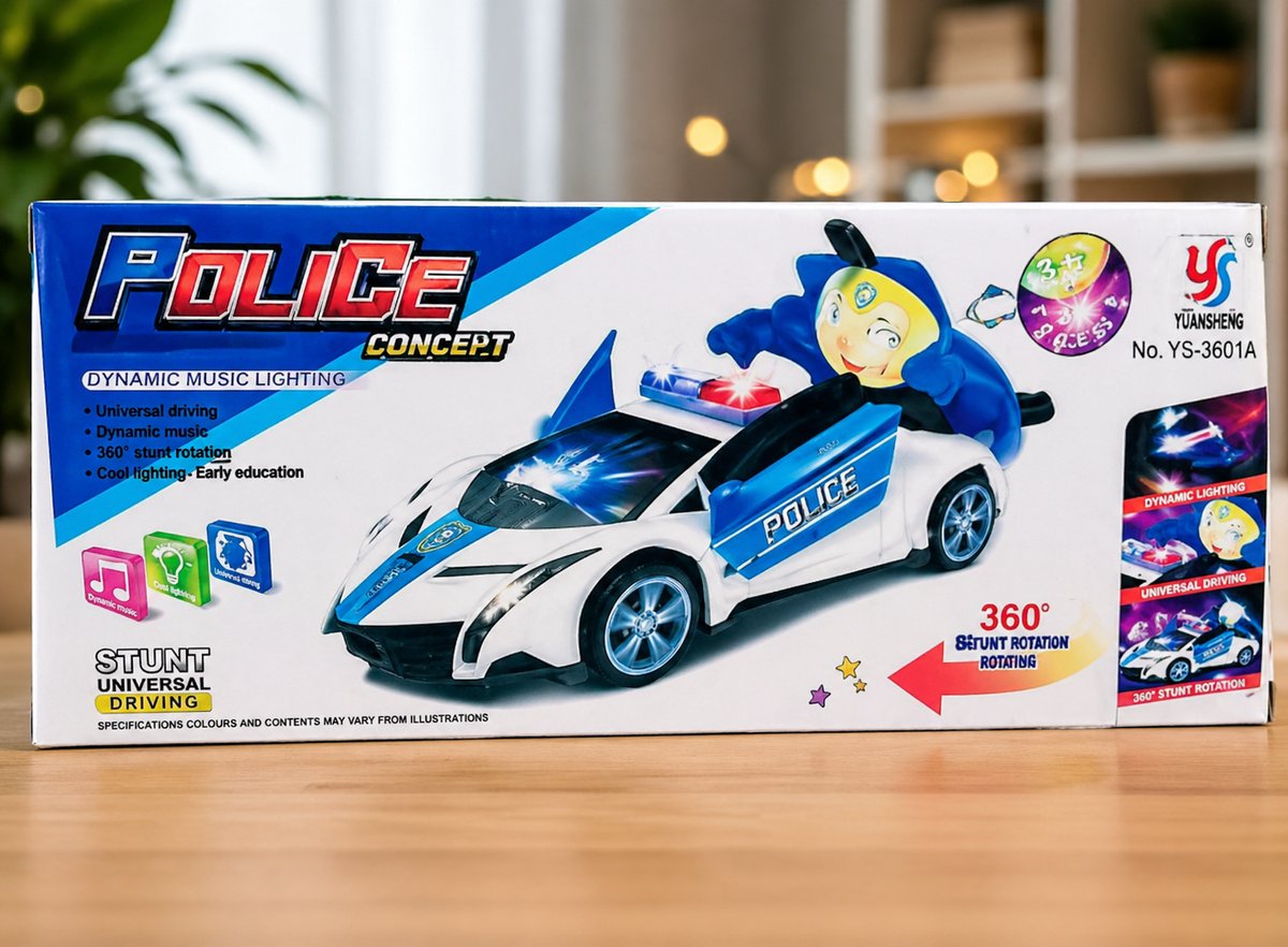 race auto politie auto Politieauto stunt auto politie- auto supercar politieauto speelgoedauto speelgoed-auto sport auto — afbeelding 2