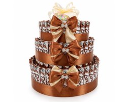 Bros chocolade snoeptaart - 3 lagen - Luxecadeaumanden