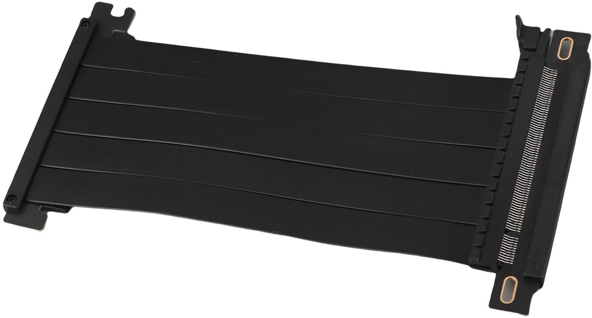 Allecto - PCIe 4.0 Riser Cable - Flexibel - 20cm - Geschikt voor RTX 4090 en RX 7900 XT - Hoogwaardige prestaties - Perfecte aansluiting - Gaming