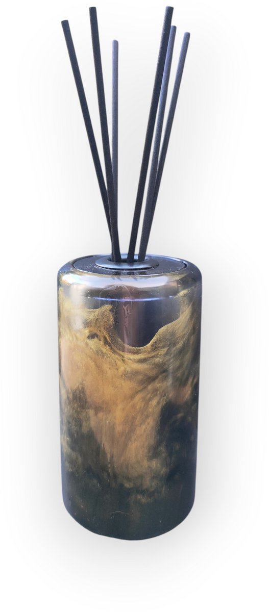 Resin Art JR: Geurstokjeshouder epoxy – handgemaakt – luxe diffuser houder – badkamer accessoires – woondecoratie – uniek design