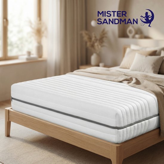 Mister Sandman - XXL Koudschuimmatras - 7 zones - 180x200 - Hoogte 25cm - Gemiddeld