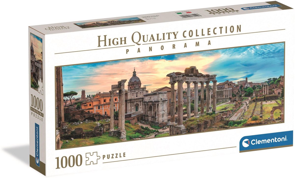 Clementoni Legpuzzel Twilight over the Eternal Empire - Puzzel 1000 Stukjes - High Quality Collection Panorama Puzzels en Legpuzzels voor Volwassenen