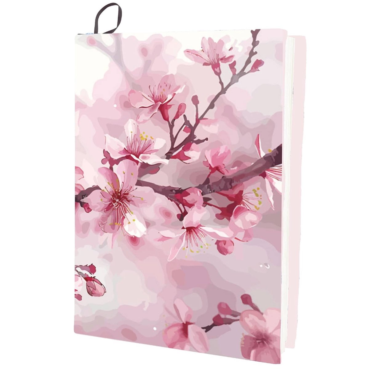 Allecto - Stretch Book Cover - Herbruikbaar - Nylon - Roze - Boekomslag - Geschikt voor Hardcover Boeken - 9x11 inch