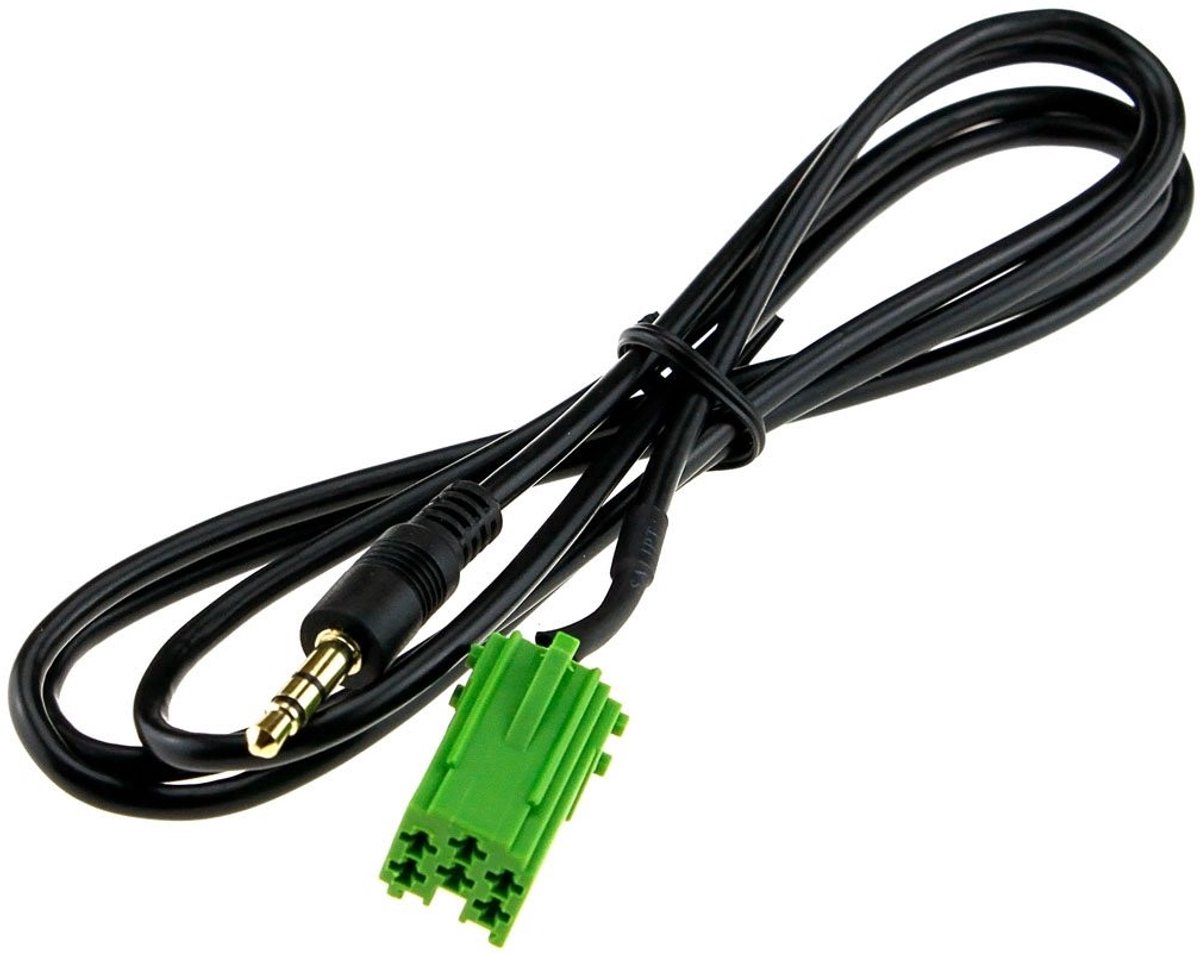 MTTProducts - iPod iPhone MP3 Input Adapter Kabel - Verbind je audio-apparaten - Hoogwaardige geluidskwaliteit - Geschikt voor Renault - Ideaal voor...