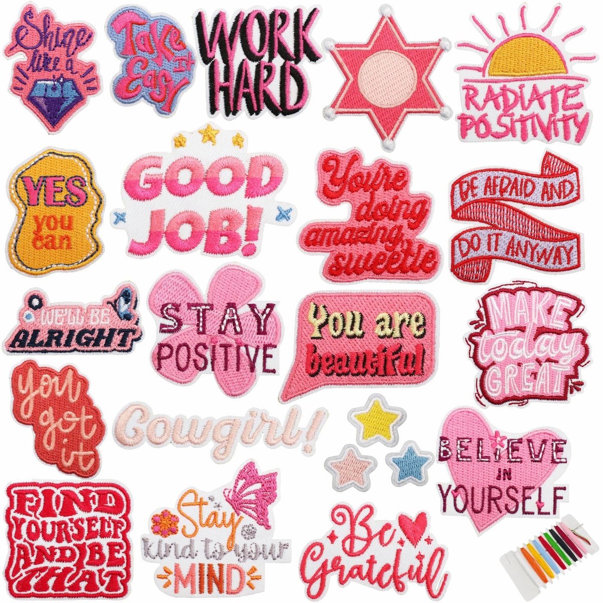 MTTProducts - Patches voor Kleding - Iron-on Stickers - Unieke Modeaccessoires - Multicolour - Kinderen - Ontwerpen - Voor Kleding en Tassen
