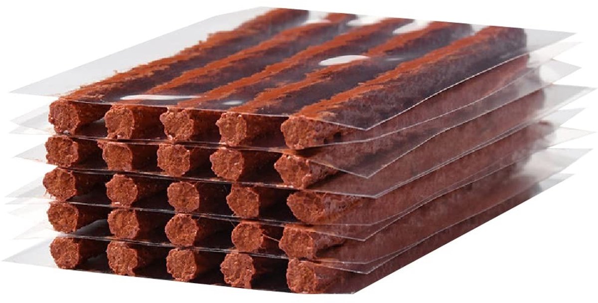 Reparatiestrips voor tubeless banden - 15 stuks, 6 x 100 mm - Voor auto, motorfiets, fiets en kruiwagen