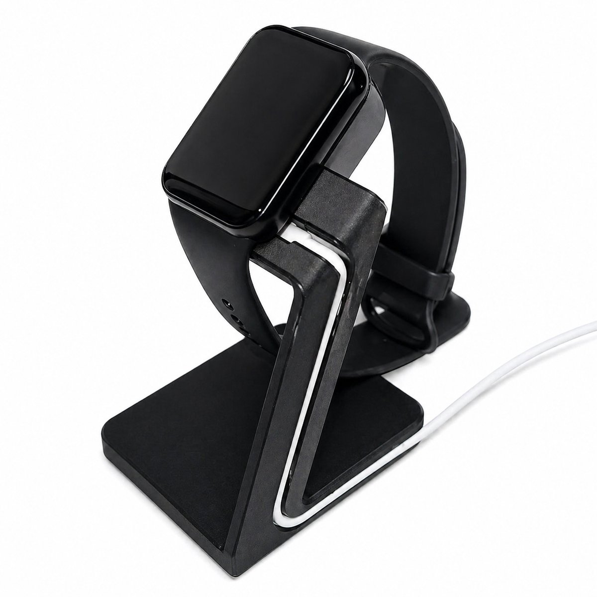 Xiaomi Smart Band 9 Pro Oplaadstation - Smartwatch Charging Dock - Magnetische Oplader Houder - Bureau En Nachtkast Stand - Kabelmanagement Organizer - Geschikt Voor Xiaomi Smart Band 9 Pro En 10 - Compact Minimalistisch Design - Zwart