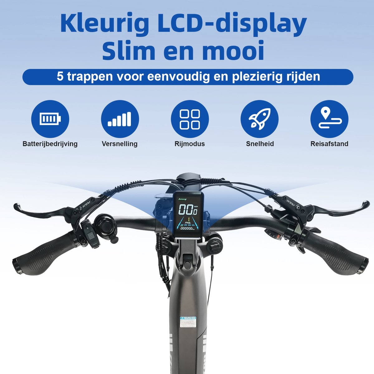TTGO Z3 e-bike: 130 km bereik, hydraulische remmen, stadsfiets thumbnail 8