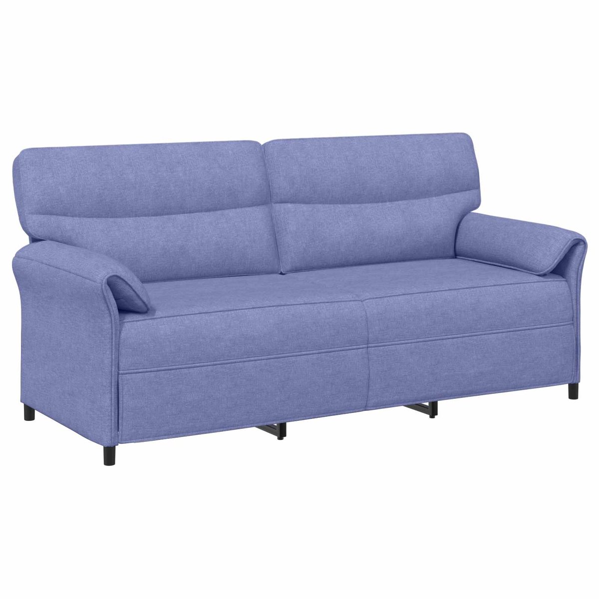 vidaXL - Bank - 100% - polyester - metalen - frame - MDF, - Multiplex