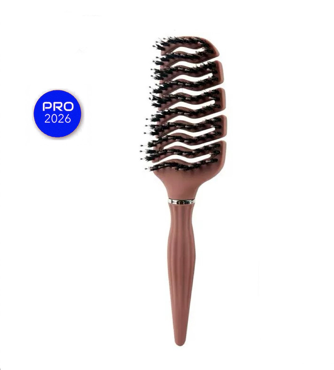 Curvy Brush - Varkenshaar - Haarborstel - Varkenshaar Borstel - Curved - Haarverzorging - Curve -