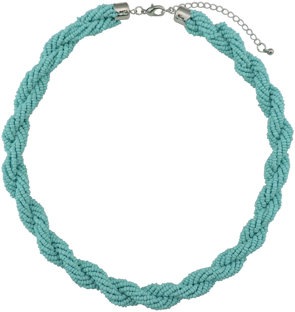 Byshayne - Fashionable statement collar necklace - Seed beads - Nautical blue - Klassiek - Voor volwassenen - Stijlvol ontwerp