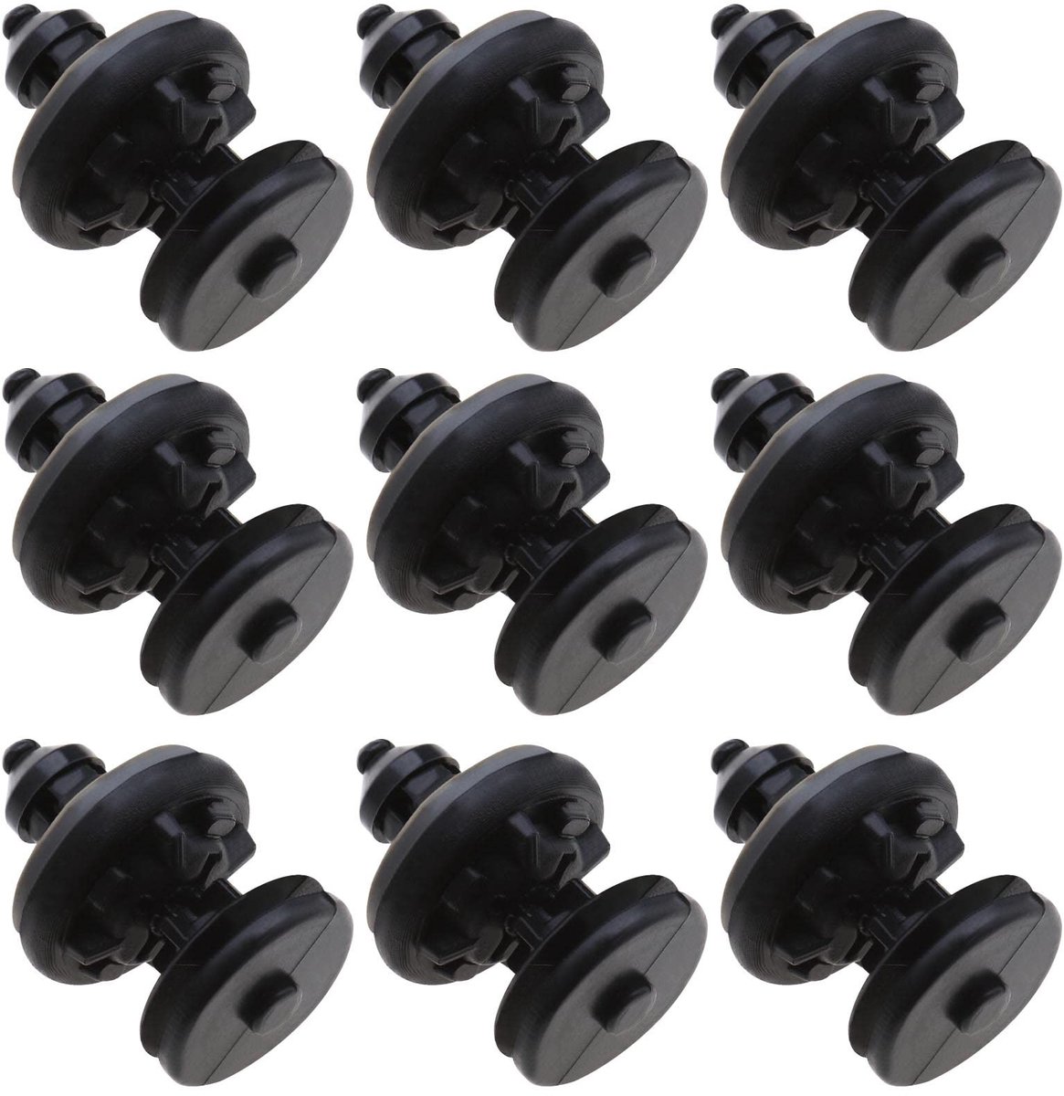 Allecto - Auto Interieur Deurbekleding Clips - 30 Stuks - Zwart - Behoud Clips - Compatibel met Ford C-Max en Focus C-Max