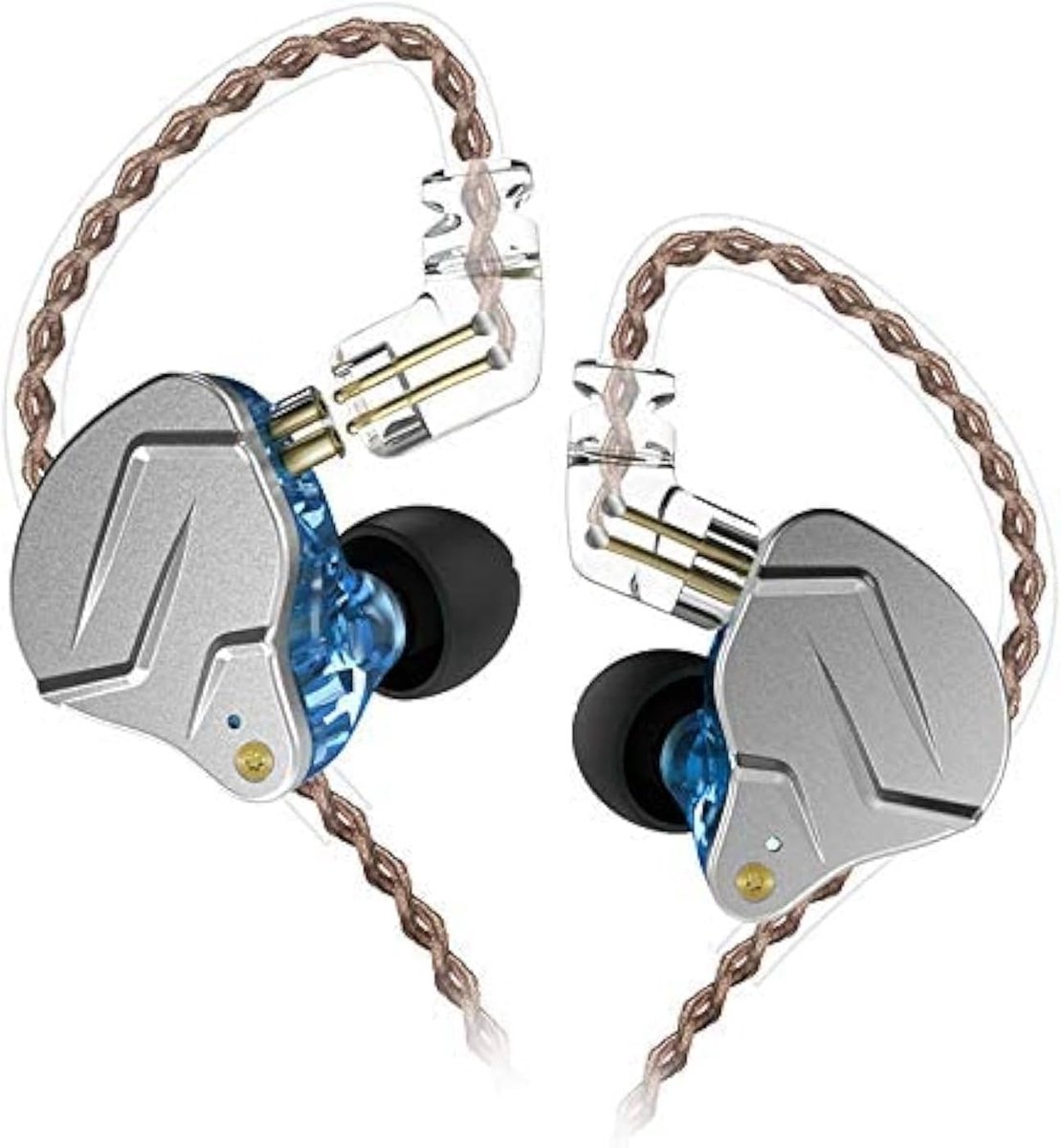 KZ ZSN PRO X - In-Ear Monitors - IEM - Muziek & Gaming Oortjes - Oordoppen - Verwisselbare Kabel - Hybride Drivers - Ergonomisch Design – Blauw