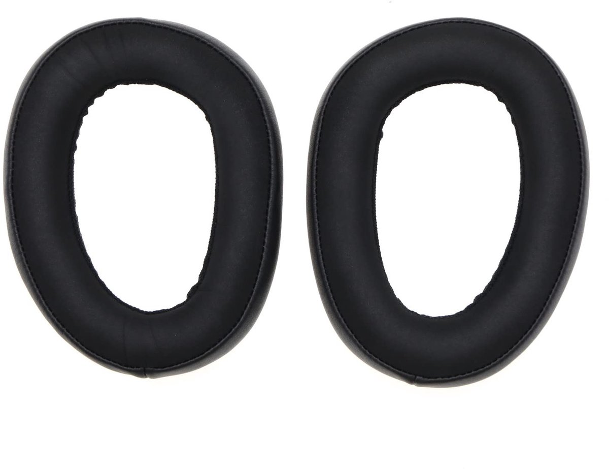 Allecto - Oorkussens - Hoofdtelefoon Onderdeel - Zwart - Comfortabel - Lederen Oorkussens - Geschikt voor Sennheiser 600 670 500 550