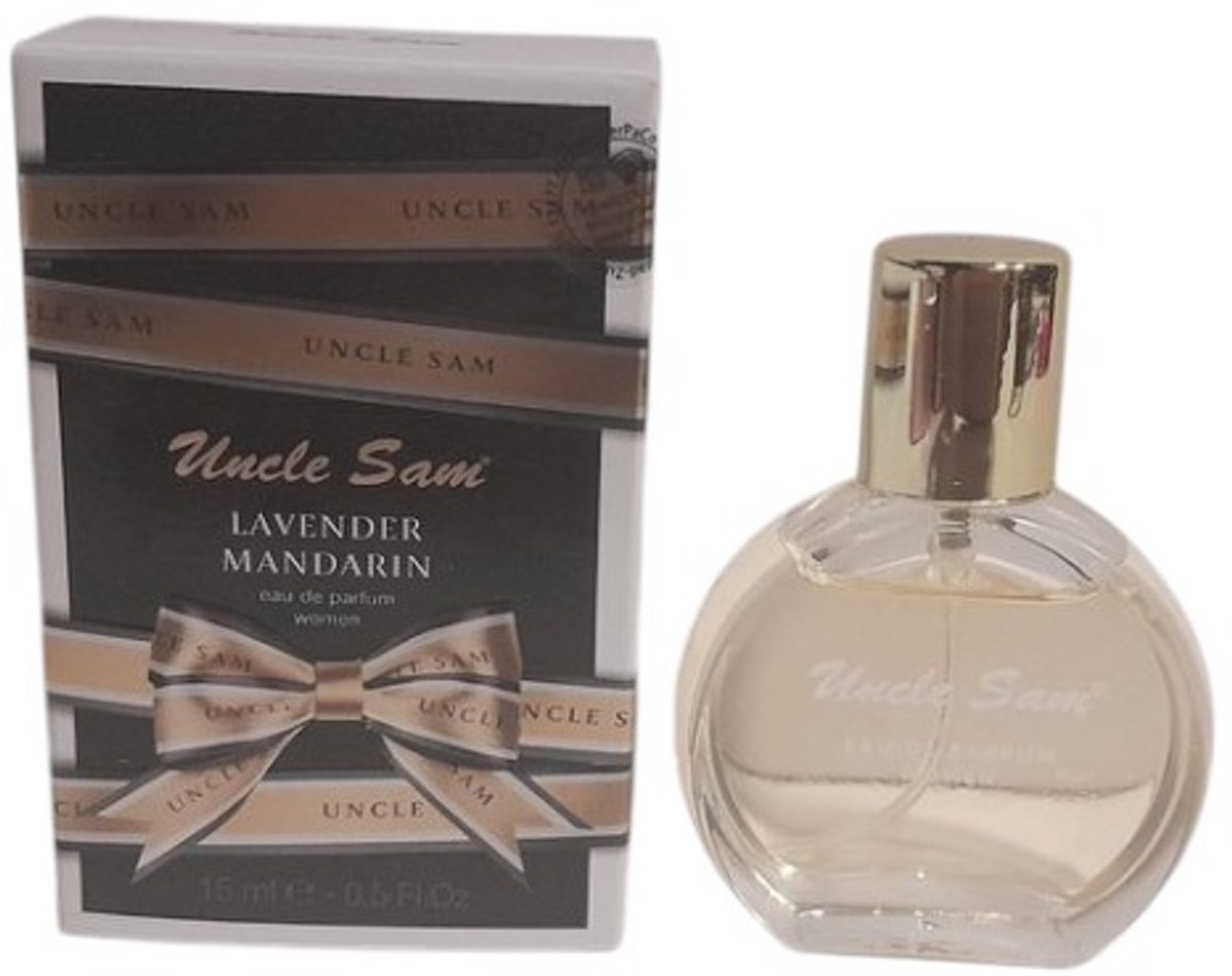Uncle Sam Born in Freedom Lavender Mandarin Eau de Parfum - mini parfum - Dames Parfum 15 ml