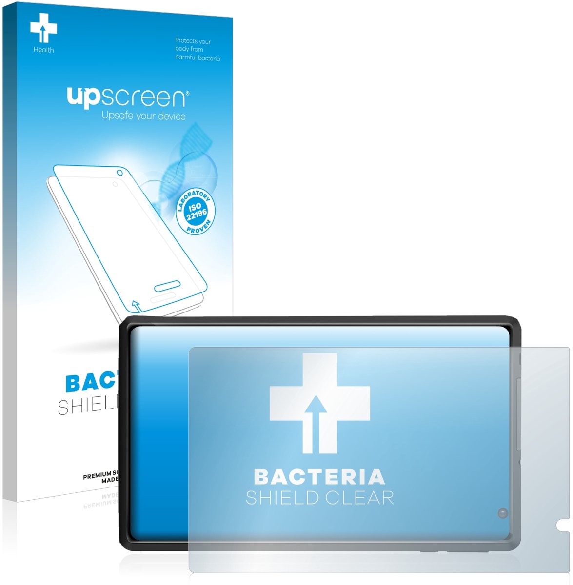 upscreen - Screenprotector voor Pritom L8 - Folie Beschermfolie transparant antibacterieel