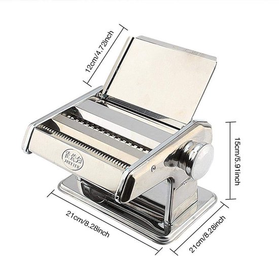Shopcentral - Pasta Cutter Machine - 3-in-1 Noodle Roller en Maker - voor Lasagna en Spaghetti - Snijmessen 0.5-3mm - Voor het hele gezin van Merkloos — afbeelding 3