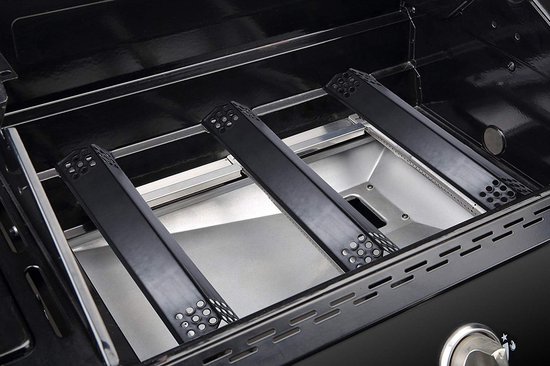 Porseleinen hitteplaat set van 4 stuks, hittebescherming, branderafdekking en smaakbar voor diverse barbecues en grillmodellen — afbeelding 4