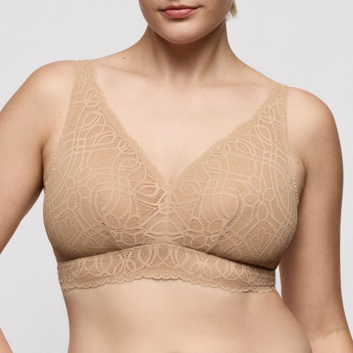 PrimaDonna Salerno Bralette zonder Beugel 0163536 Candy Ginger - maat EU 70D / FR Huid