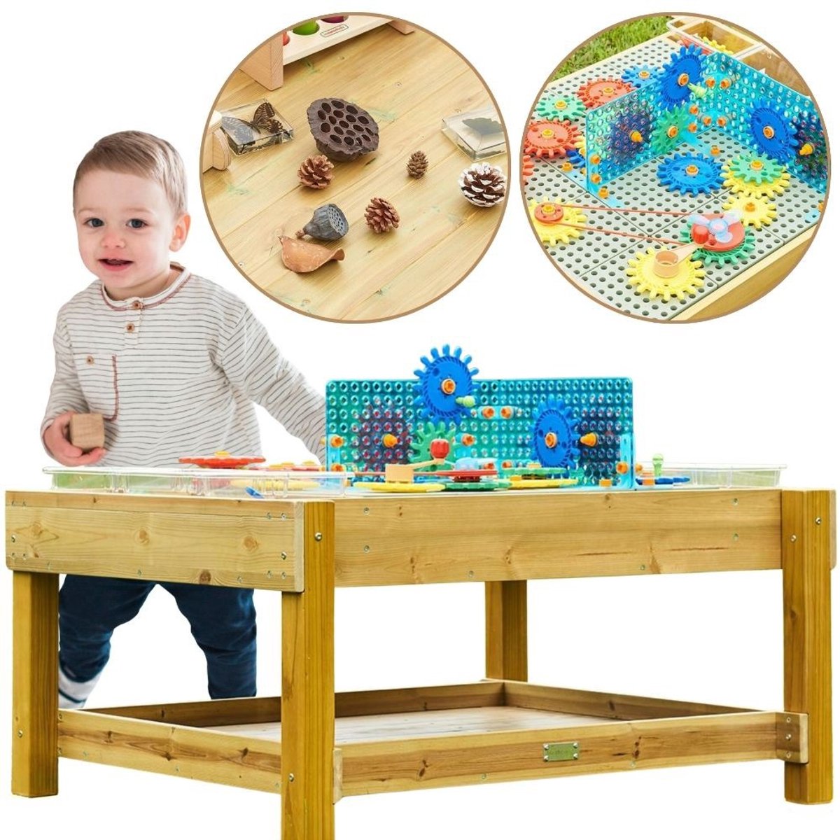Masterkidz Houten Educatieve Tafel 1200l Stem Outdoor + Accessoires - UNI