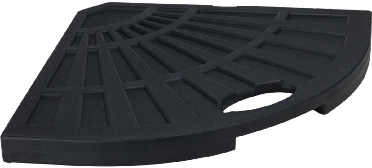 Parasolvoet Hdpe-PE EN Cement 14kg Zwart 40 Pallet