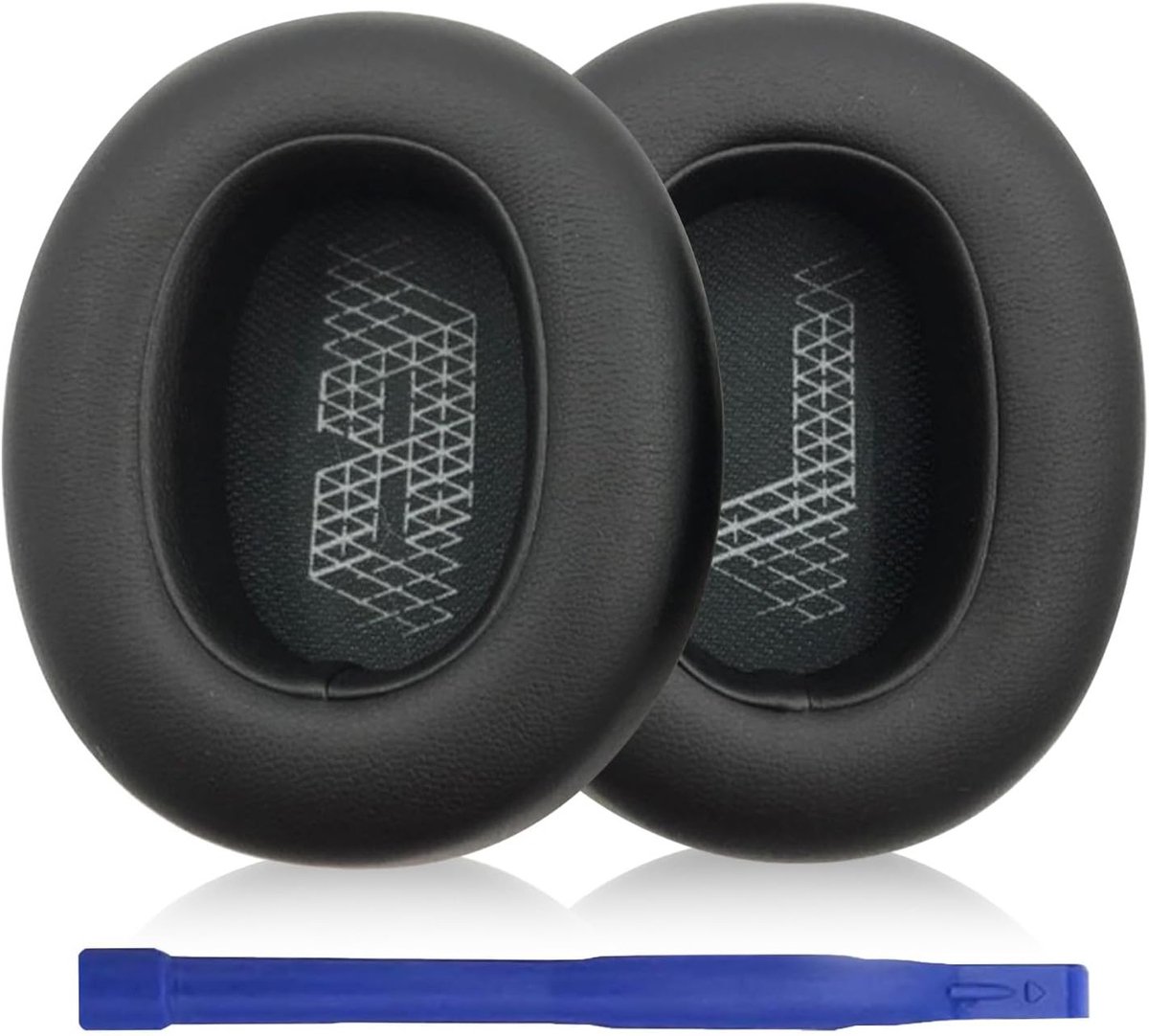 Vervangende Oorkussens voor Draadloze Over-Ear Hoofdtelefoons - Zacht PU Leer, Comfortabele Pasvorm, Geschikt voor JBL Live 650BTNC/660BTNC (Zwart)